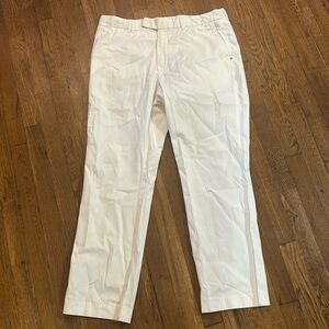 Ralph Lauren Women’s White Capri Pants, Size 36R (US Size 6R), Great Condition!